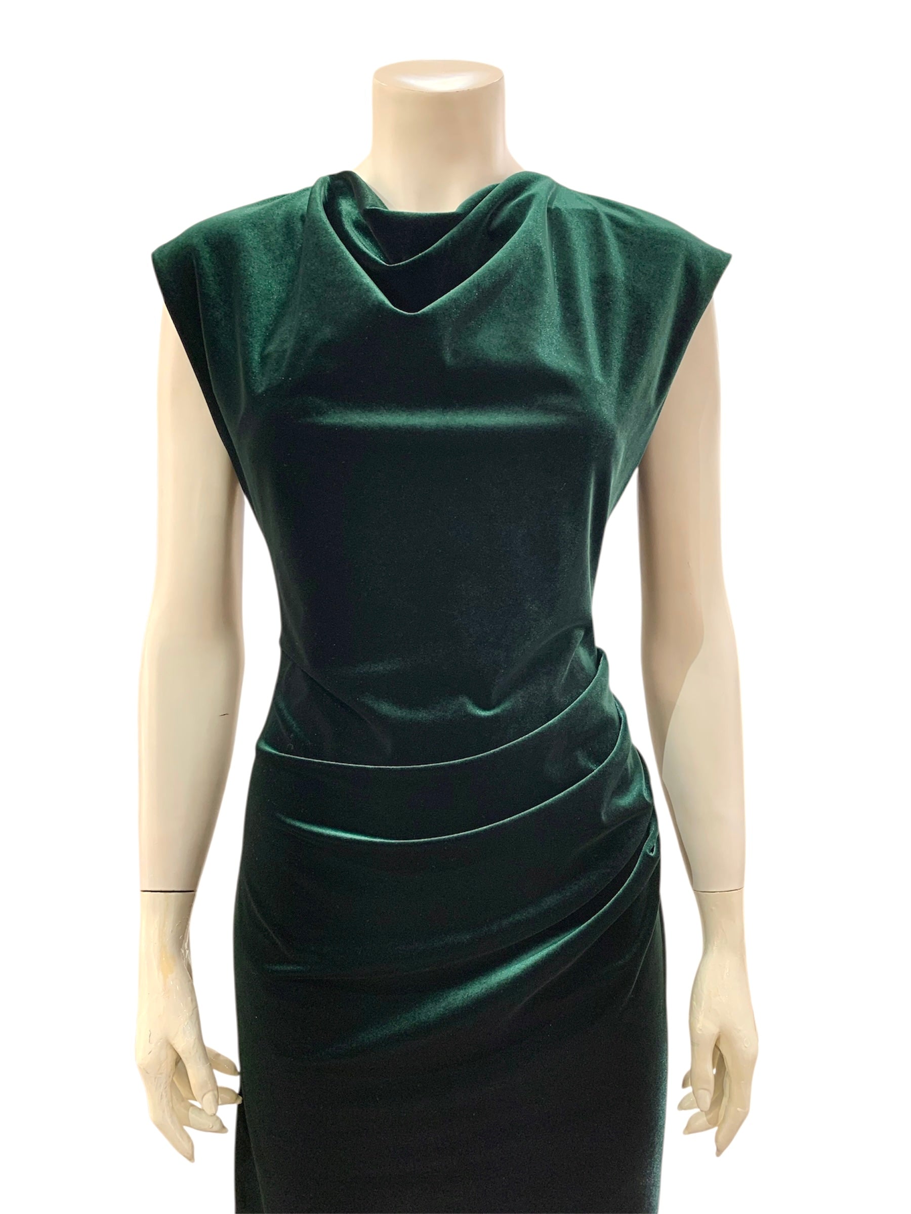 ABITO VELLUTO VERDONE