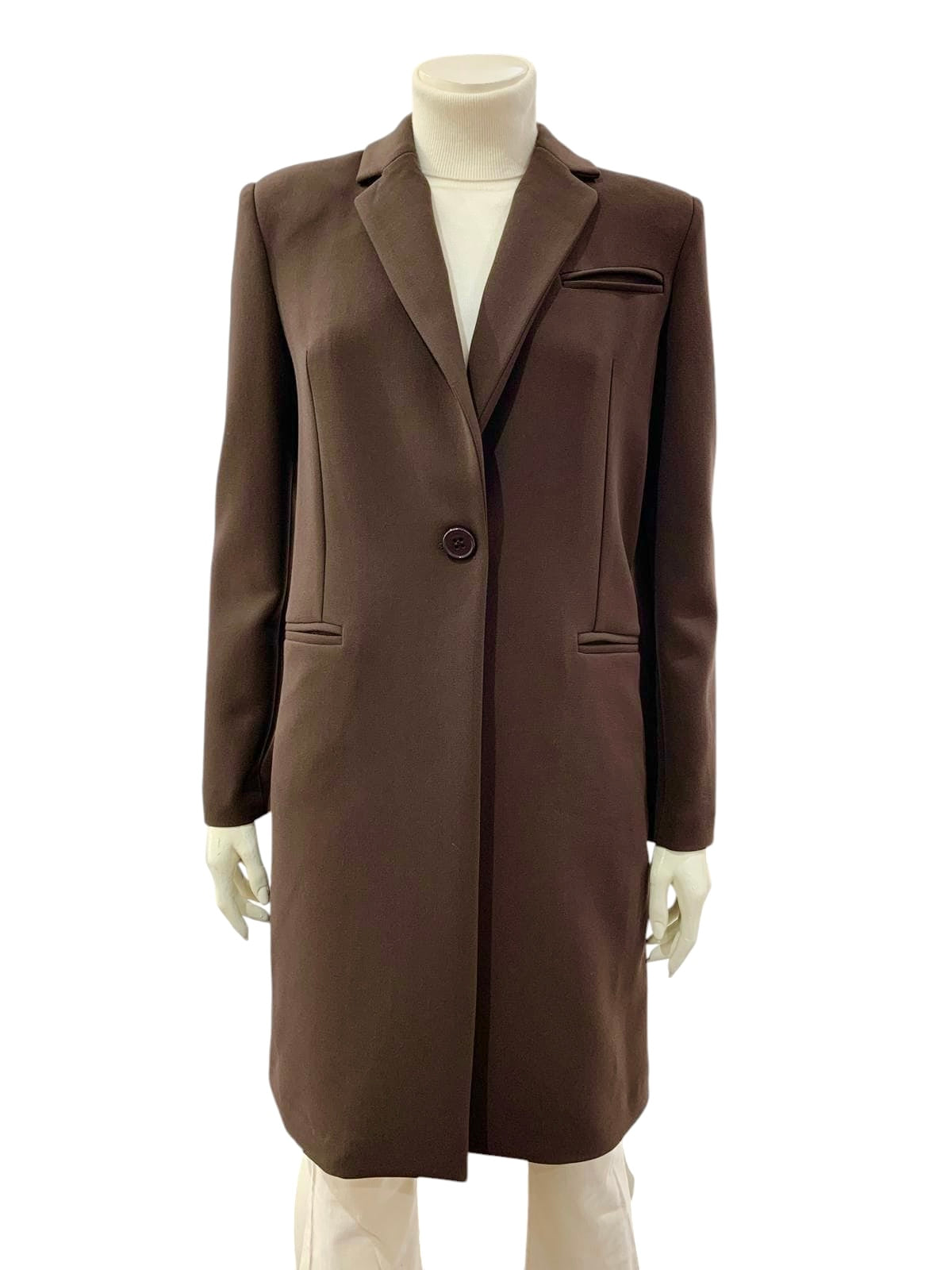 CAPPOTTO UN BOTTONE MORO