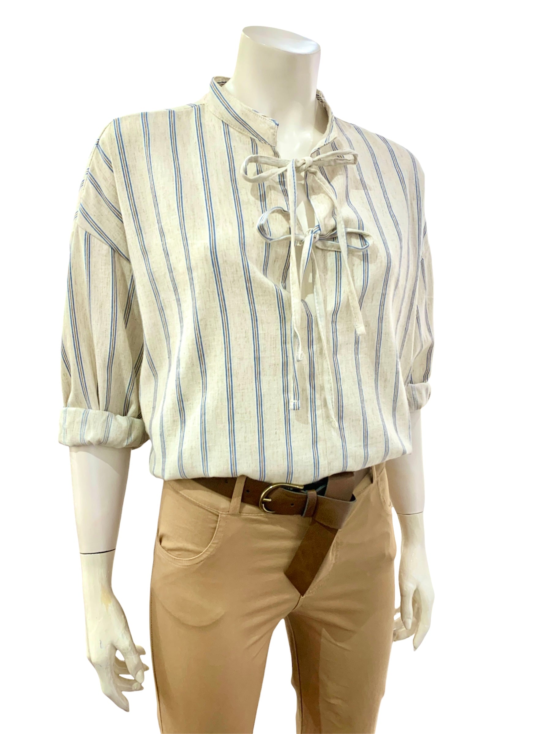 CAMICIA FIOCCHI BEIGE