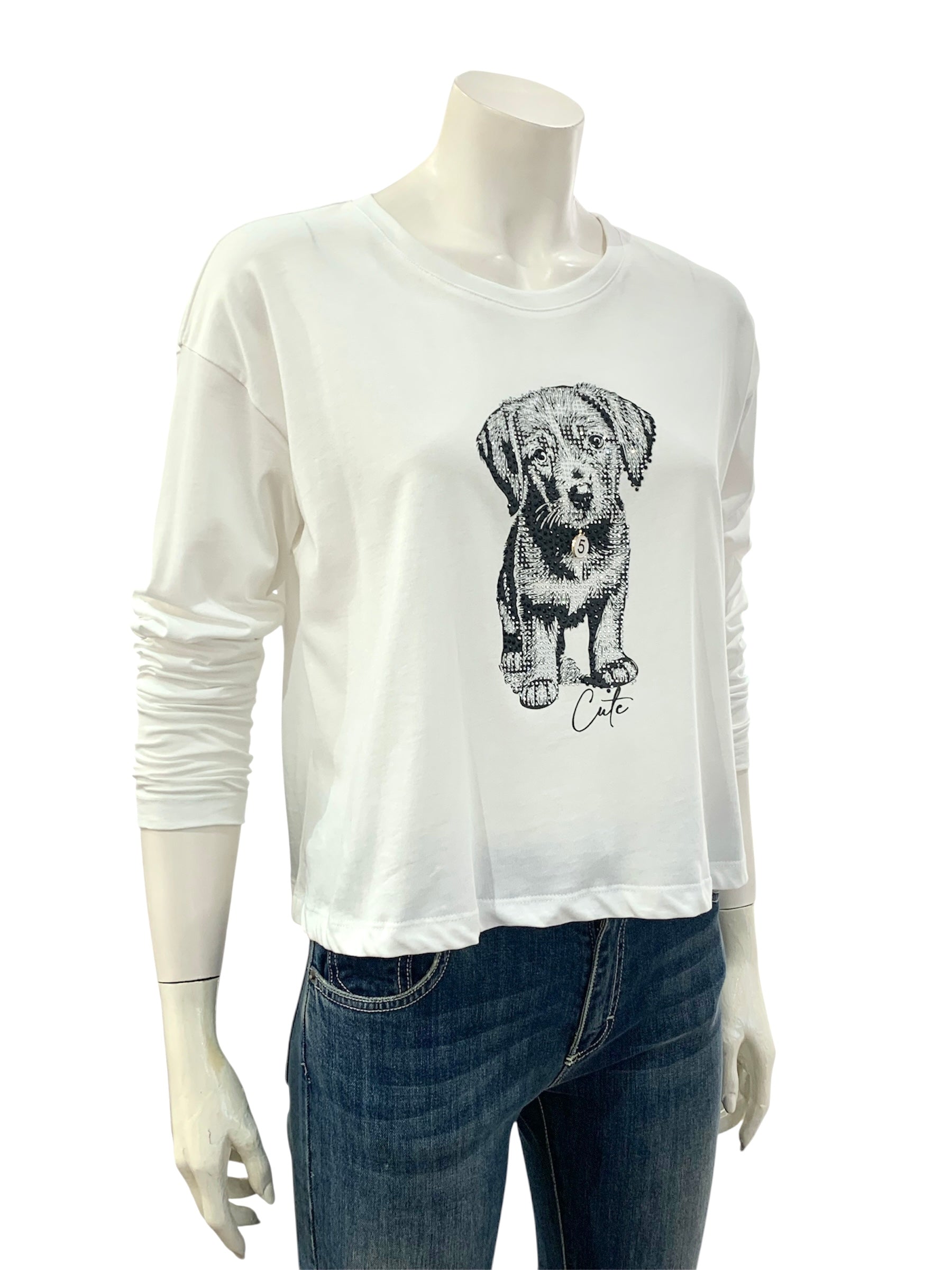 T-SHIRT CAGNOLINO